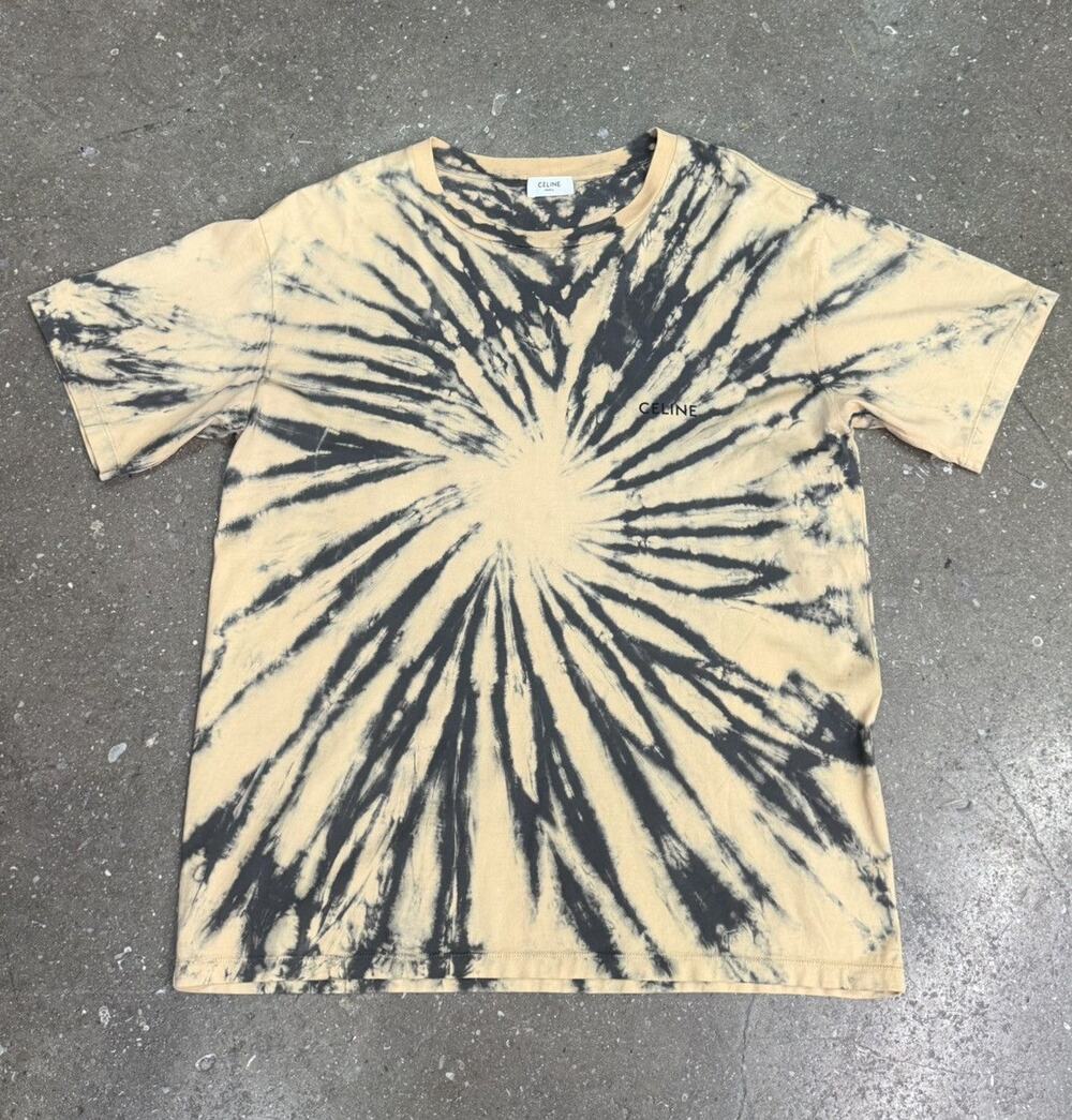 Celine Tie Dye Logo T-Shirt
